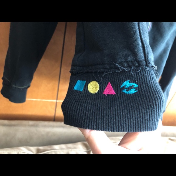 Reversible Billabong Black Jacket Coat Long Sleeve Front Zipper - Picture 10 of 11